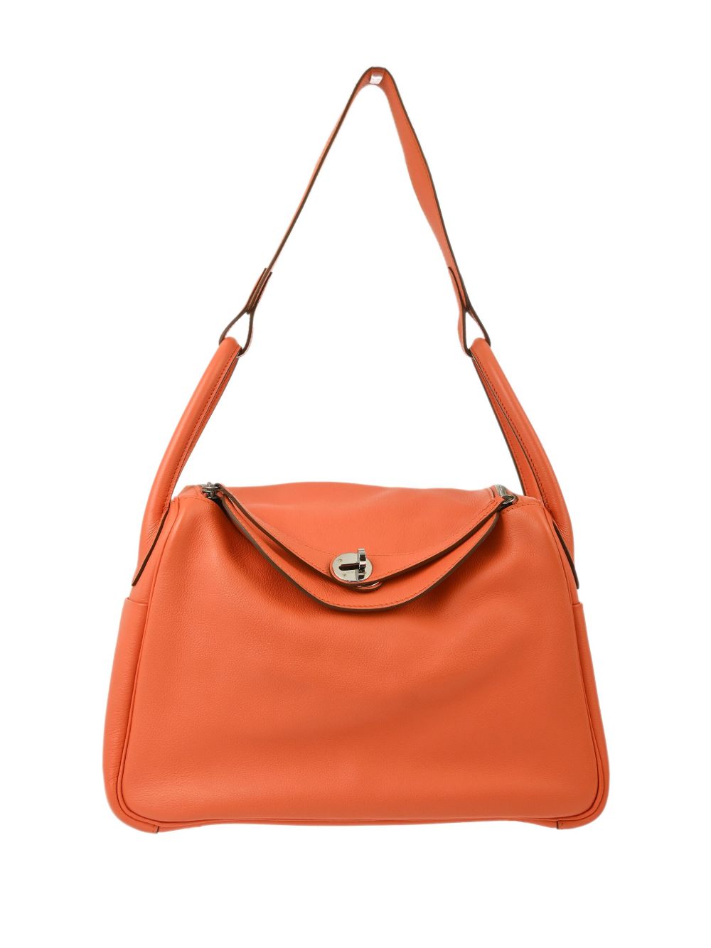 Hermès Pre-Owned Lindy 30 单肩包（2012年典藏款） - 橘色