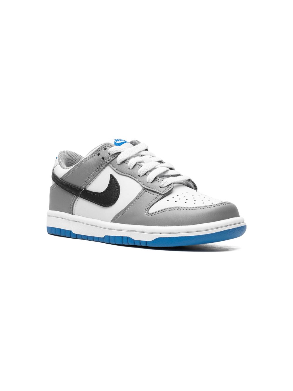 Nike Kids Dunk Low Grey/Blue 运动鞋 - 灰色