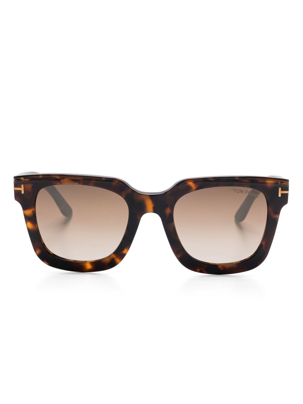 TOM FORD Eyewear Leigh 太阳眼镜 - 褐色