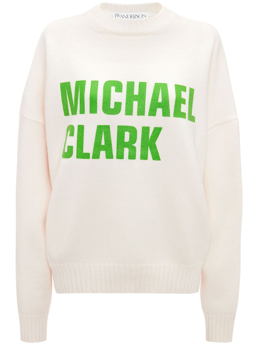 JW Anderson x Michael Clark 美利诺羊毛毛衣 - 白色