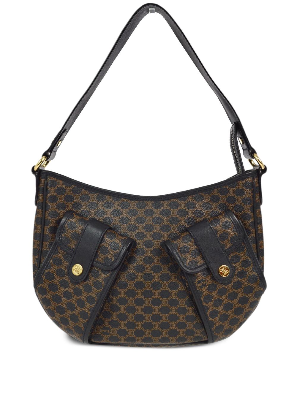 Céline Pre-Owned Macadam 单肩包（1990-2000年代典藏款） - 褐色