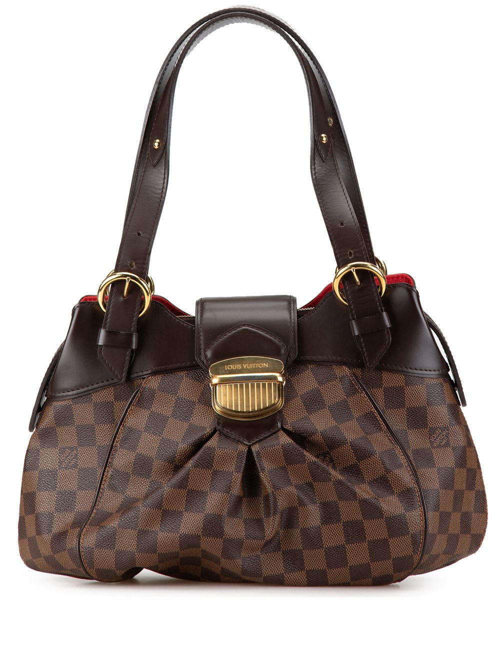 Louis Vuitton Pre-Owned Damier Ebene Sistina PM 单肩包（2009年典藏款） - 褐色