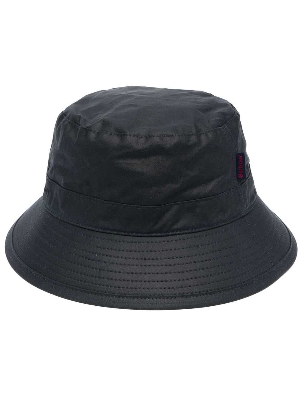 Barbour logo刺绣渔夫帽 - 蓝色
