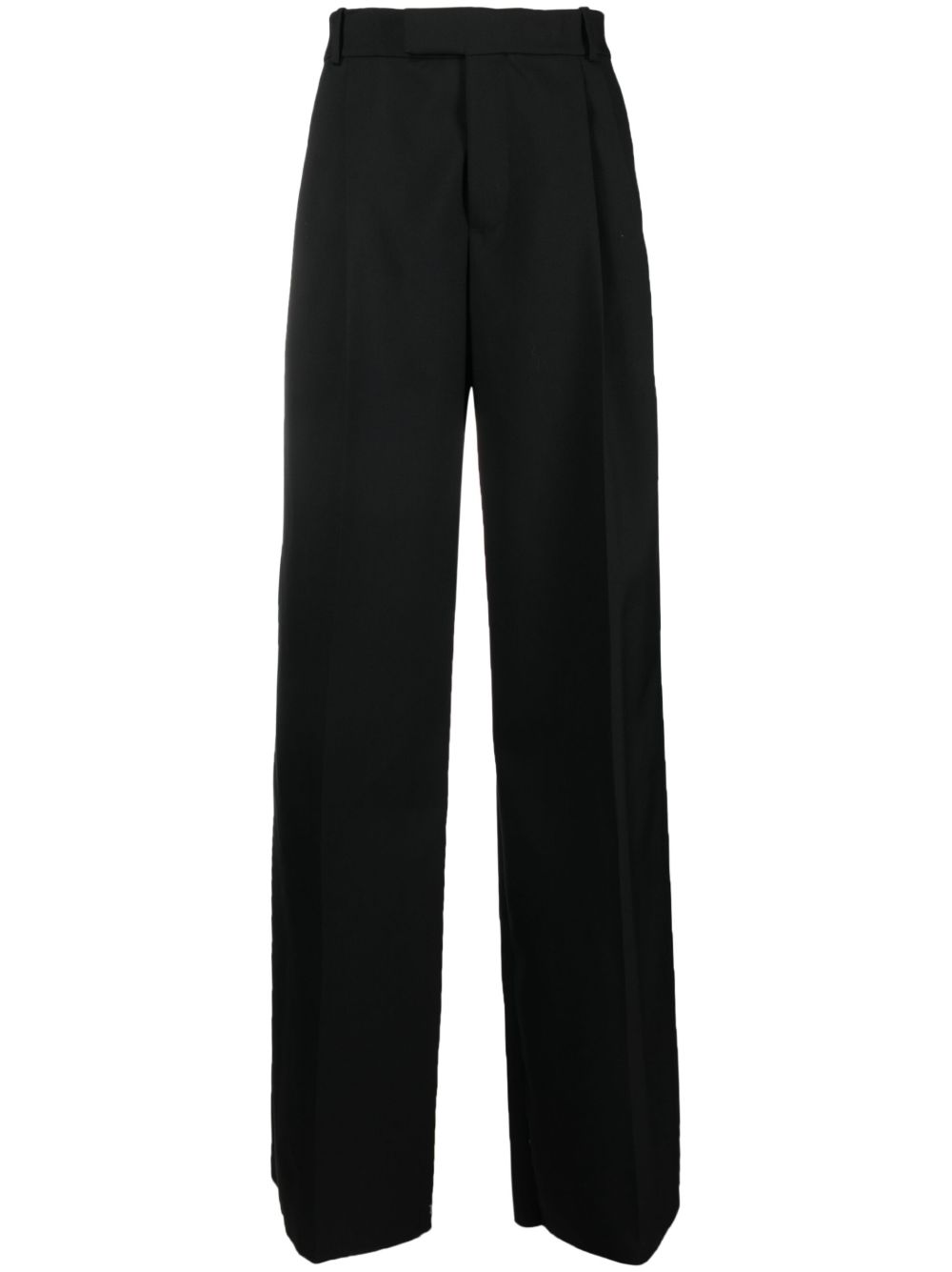 Alexander McQueen 羊毛西裤 - 黑色