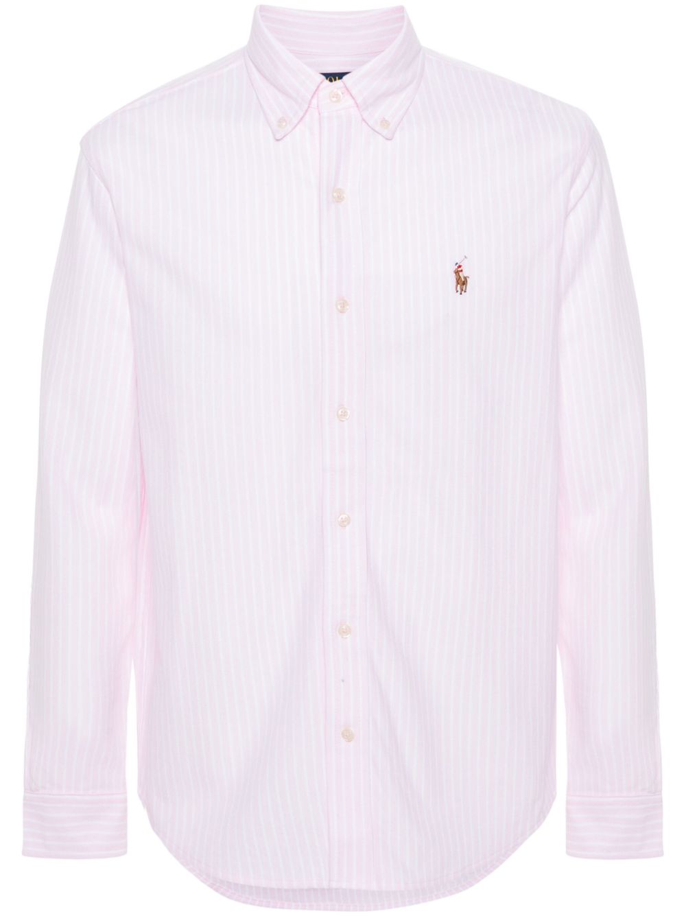 Polo Ralph Lauren Polo-Pony 条纹衬衫 - 粉色