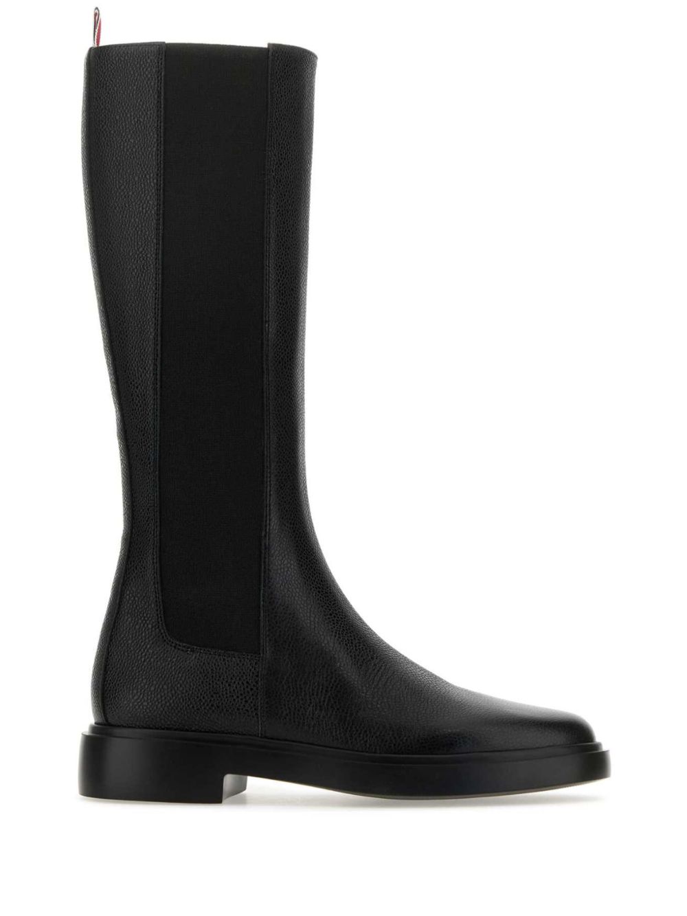 Thom Browne 及膝切尔西靴 - 黑色