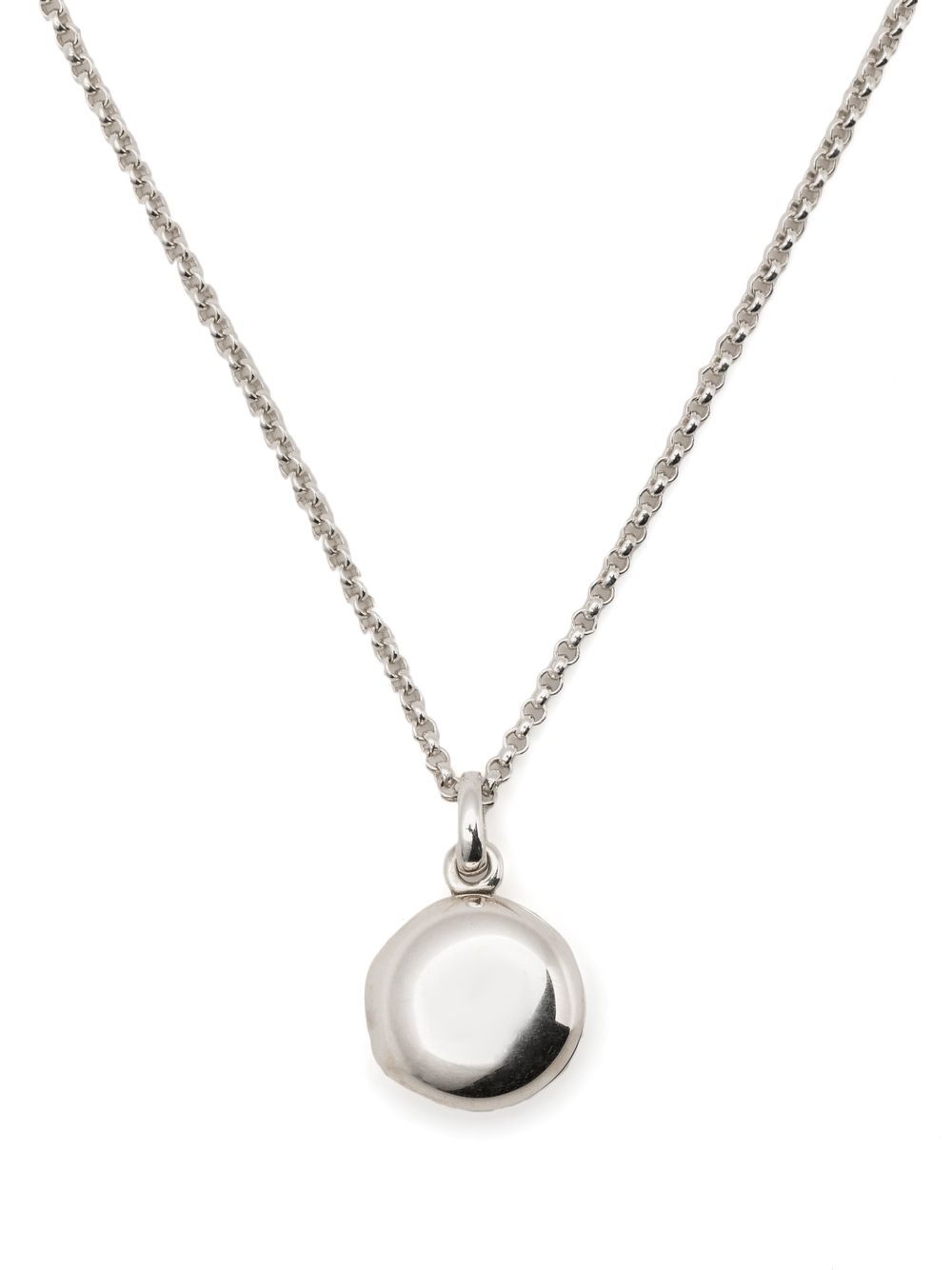 Dinny Hall Button Locket 吊饰项链 - 银色