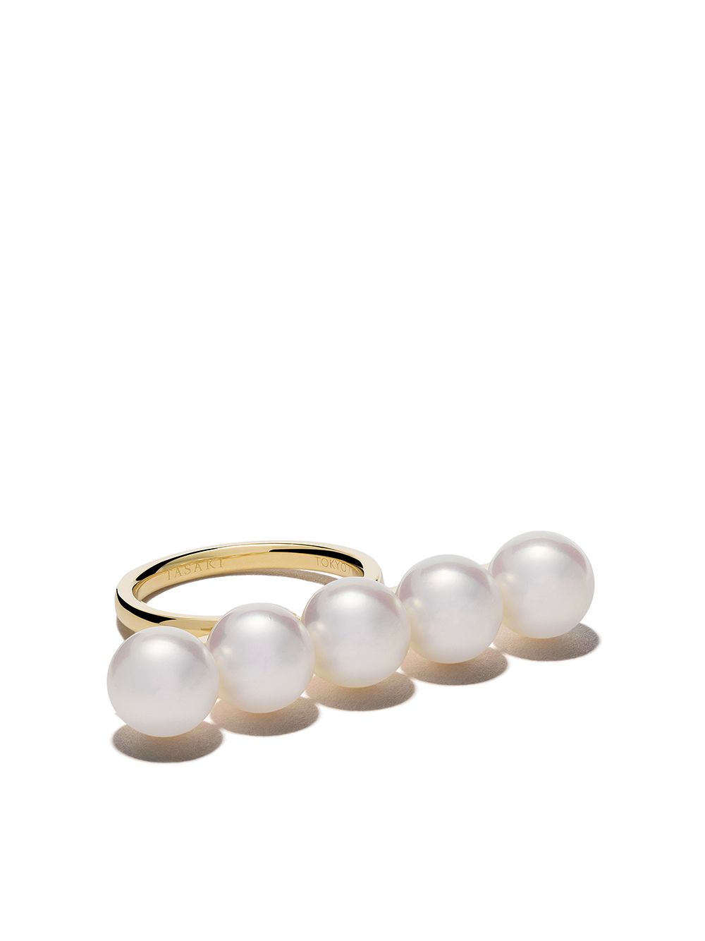 TASAKI Collection Line Balance Signature 18K黄金戒指 - 金色