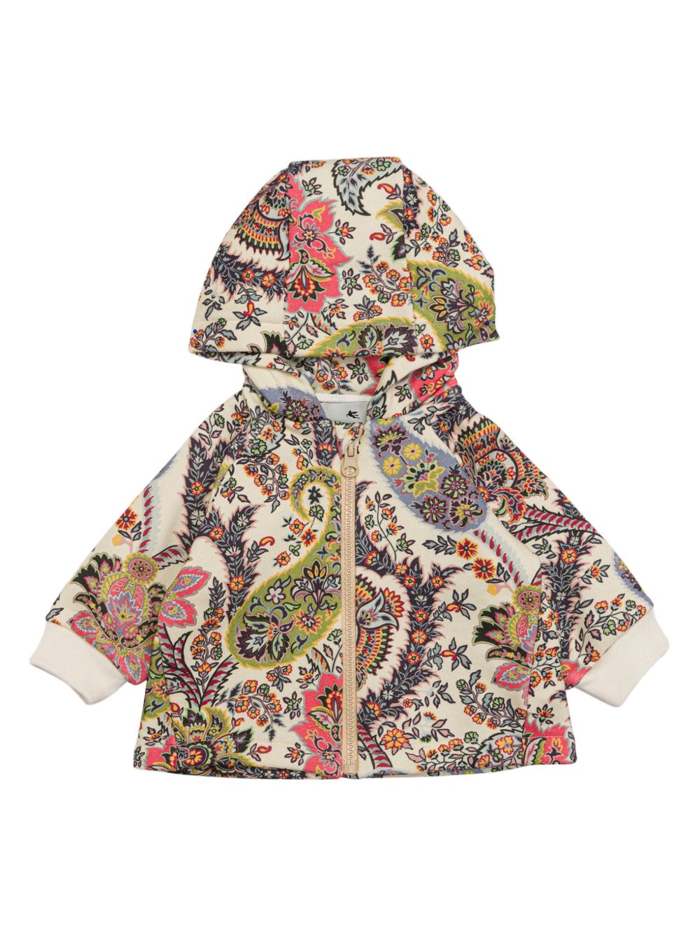 ETRO KIDS 花卉印花连帽衫 - 中性色