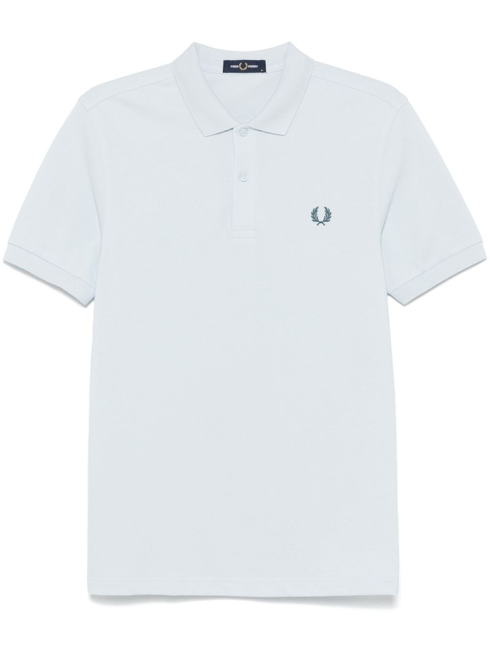 Fred Perry logo刺绣polo衫 - 蓝色
