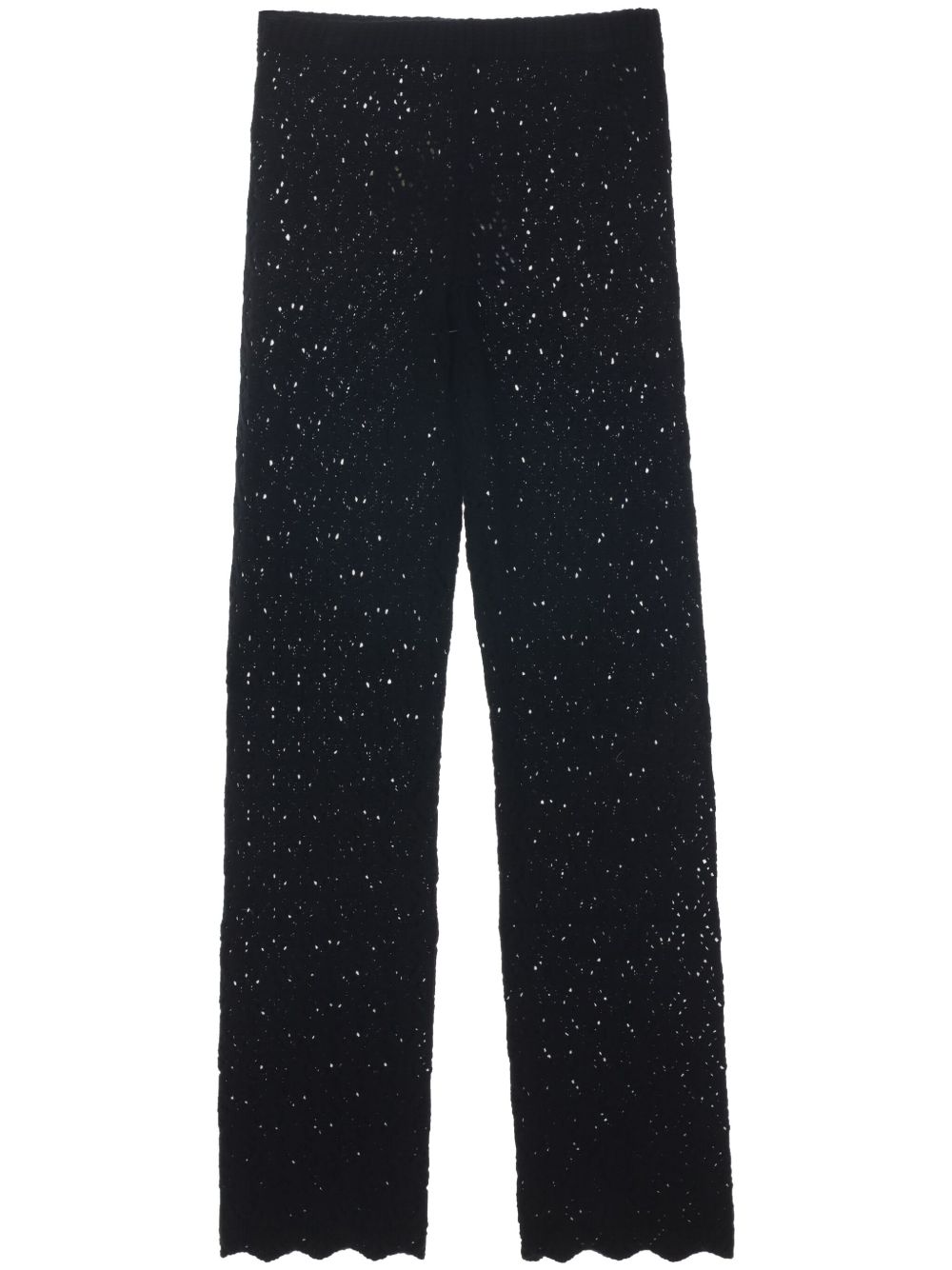 The Garment 钩编针织长裤 - 黑色