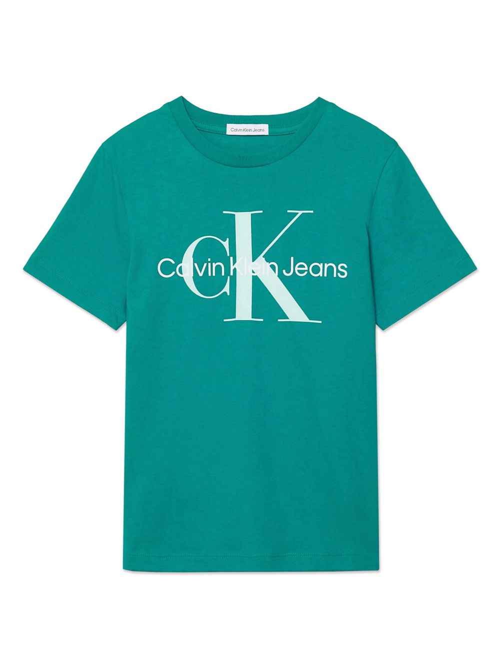 Calvin Klein Kids 棉T恤 - 绿色