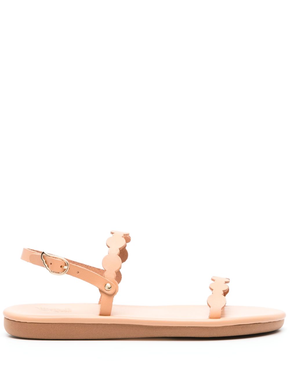 Ancient Greek Sandals Orion 皮质平底凉鞋 - 中性色