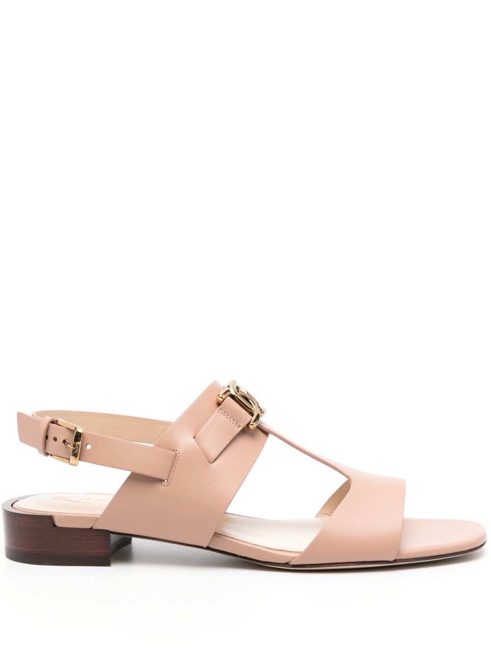 Tod's Kate 皮质凉鞋 - 粉色