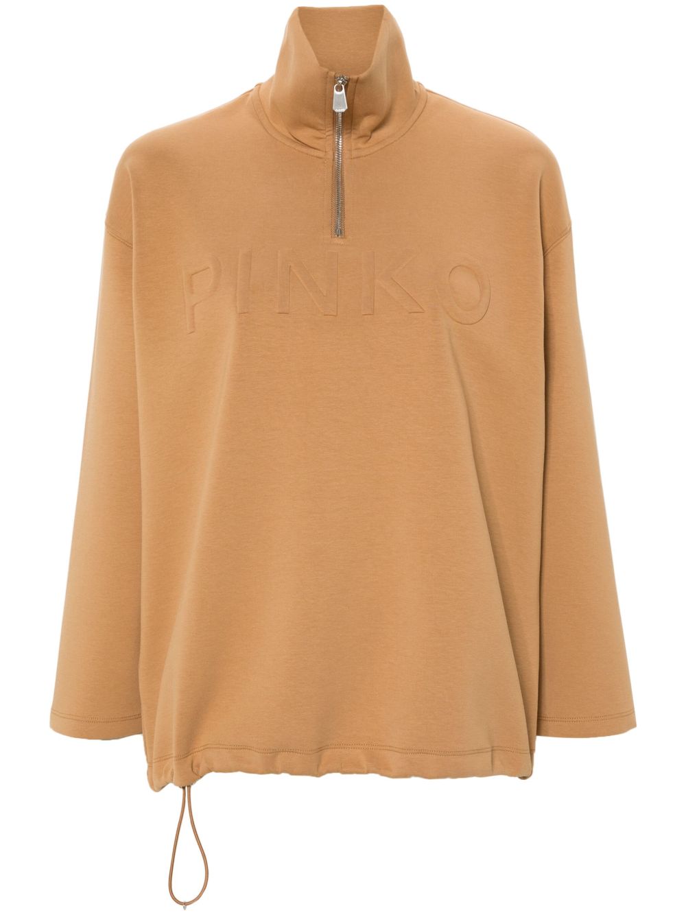 PINKO logo压纹卫衣 - 中性色