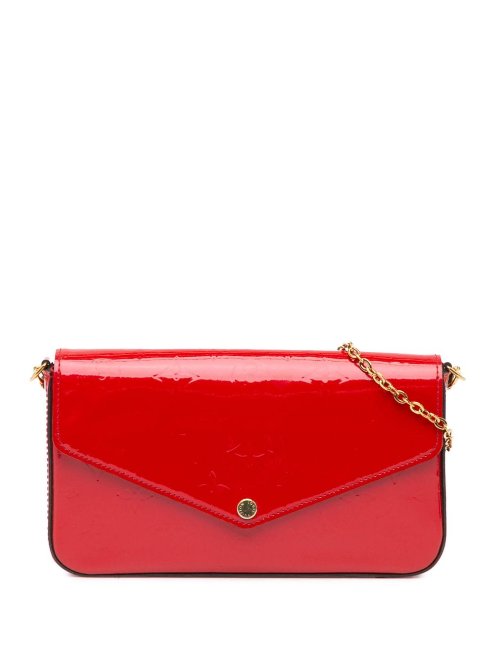 Louis Vuitton Pre-Owned Monogram Vernis Pochette Felicie 斜挎包（2016年典藏款） - 红色