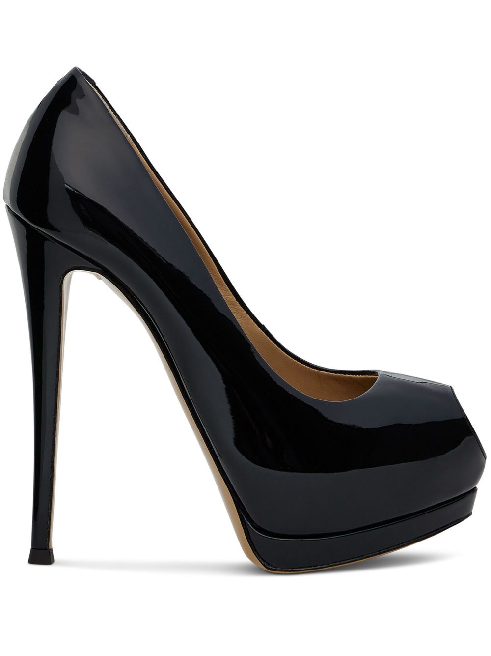 Giuseppe Zanotti Sharon 皮质高跟鞋 - 黑色