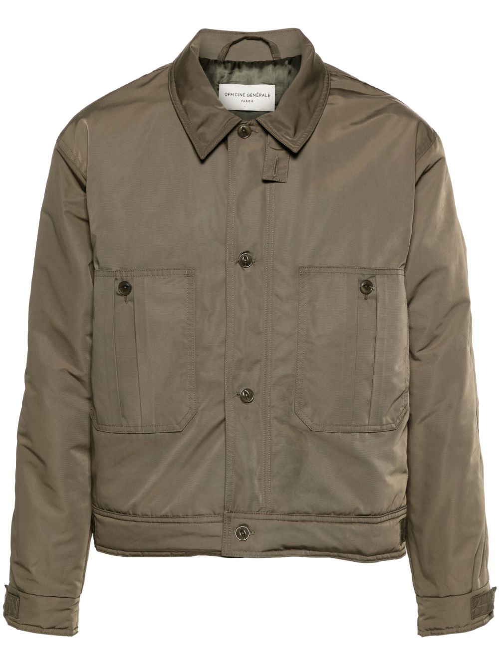 Officine Generale Pete飞行员夹克 - 绿色