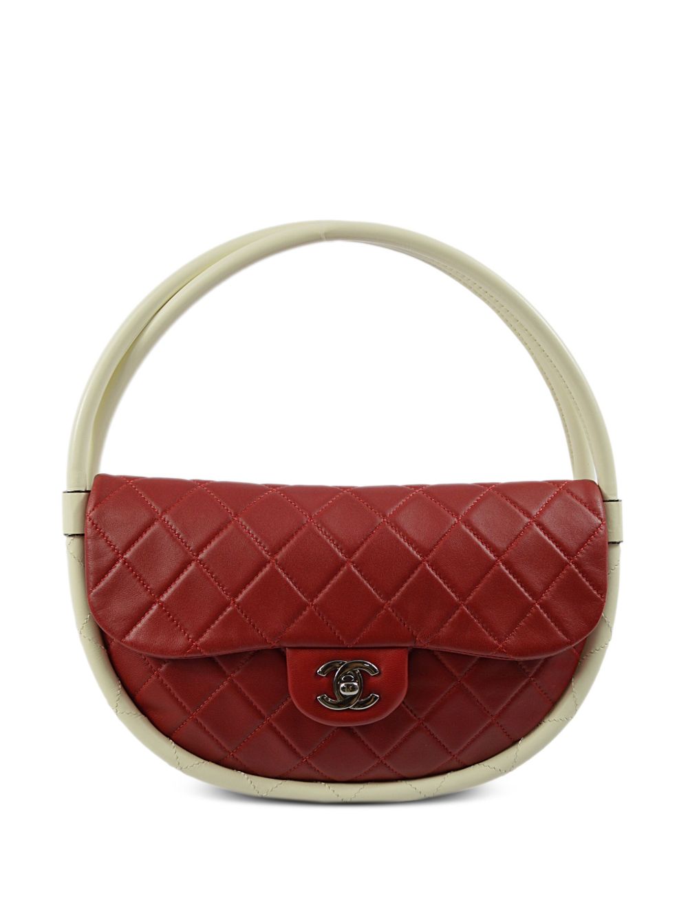 CHANEL Pre-Owned Hula Hoop 手提包（2014年典藏款） - 红色