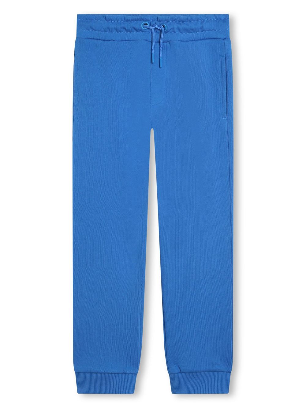Kenzo Kids logo印花棉运动裤 - 蓝色