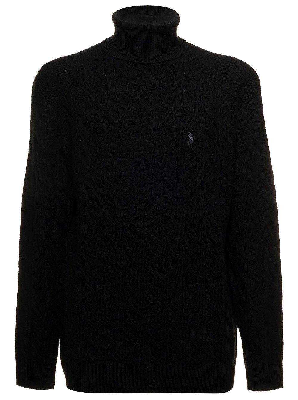 Polo Ralph Lauren Cable Knit High-neck Sweater