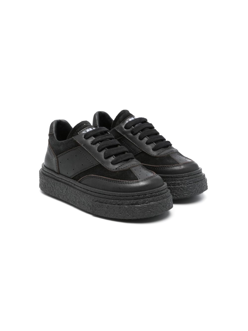 MM6 Maison Margiela Kids Gambetta 运动鞋 - 黑色