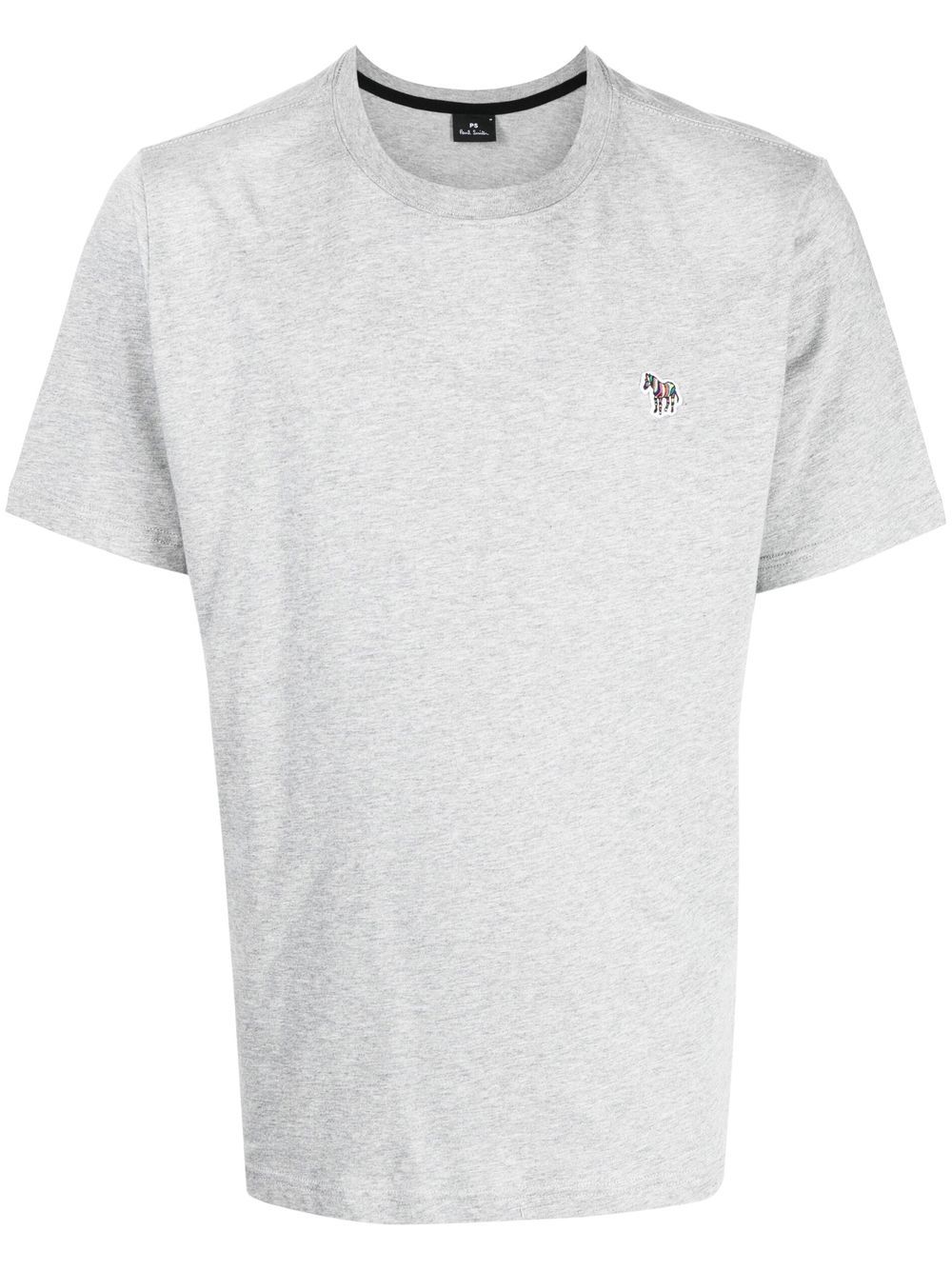 PS Paul Smith Zebra 刺绣logo T恤 - 灰色