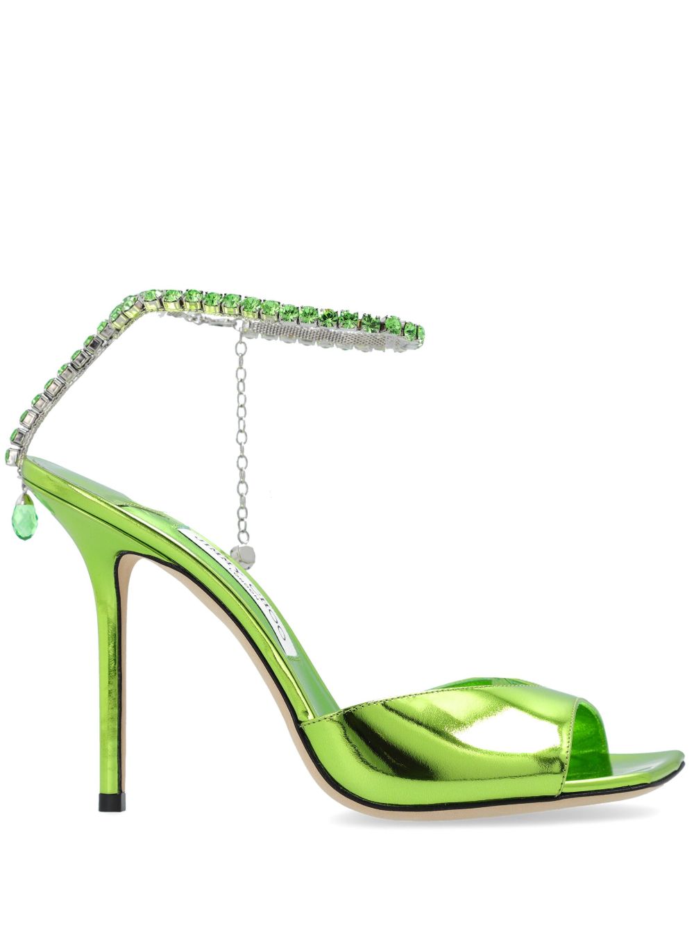Jimmy Choo Saeda 高跟鞋 - 绿色