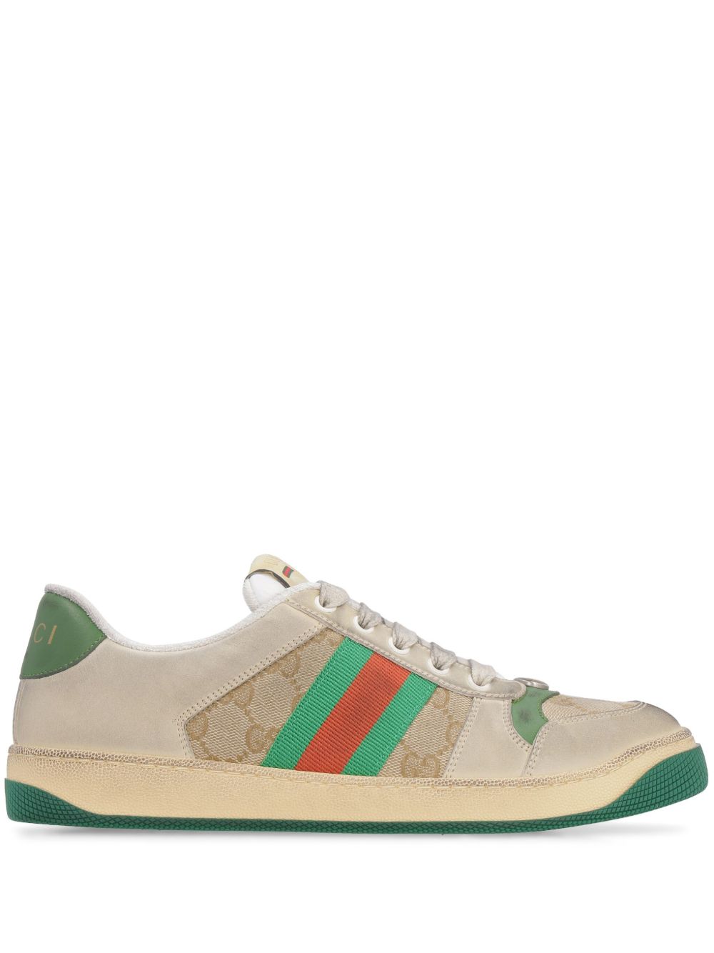Gucci Screener 系带运动鞋 - 中性色
