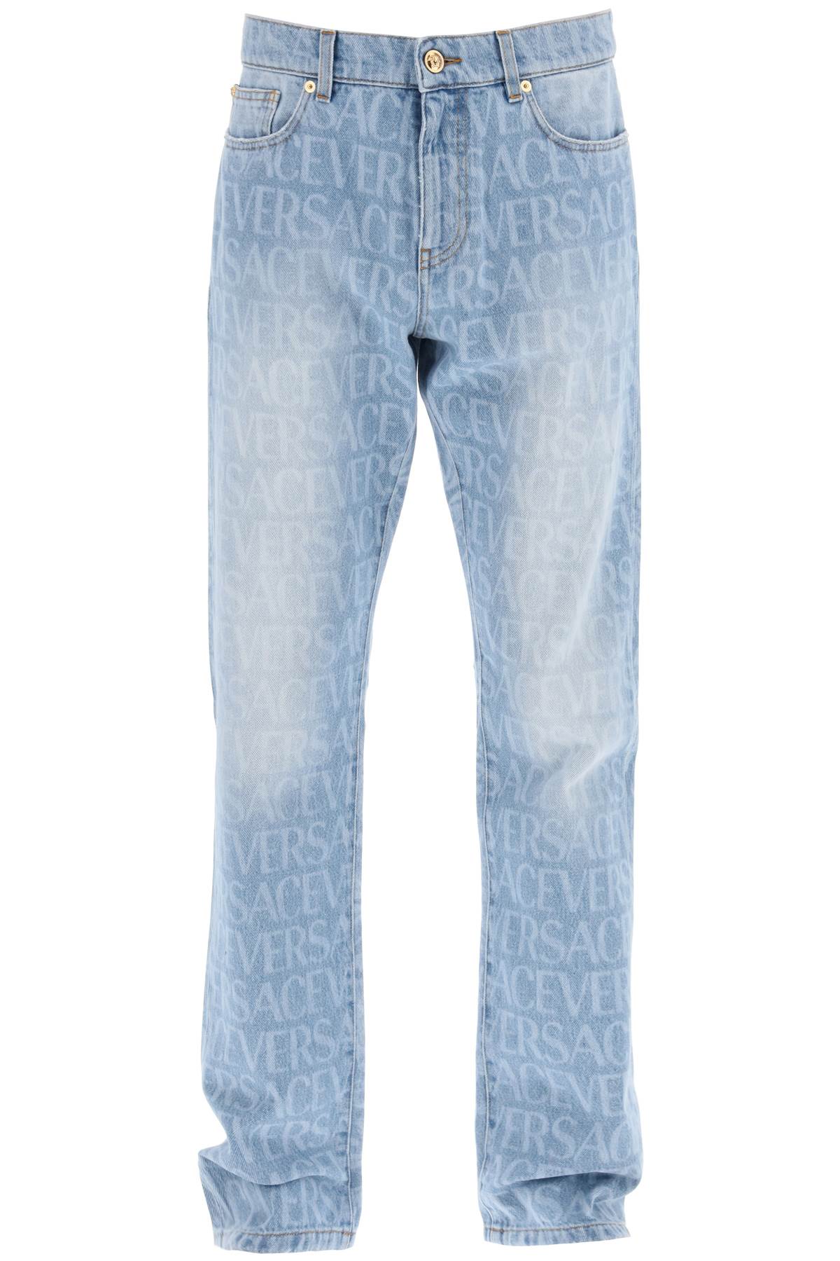 Versace 5-pocket Straight-leg Jeans