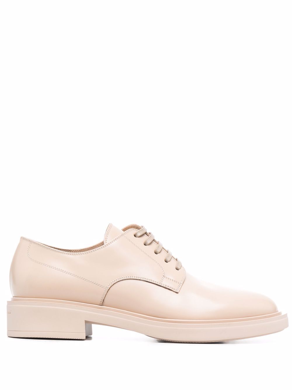 Gianvito Rossi 皮质系带鞋 - 中性色