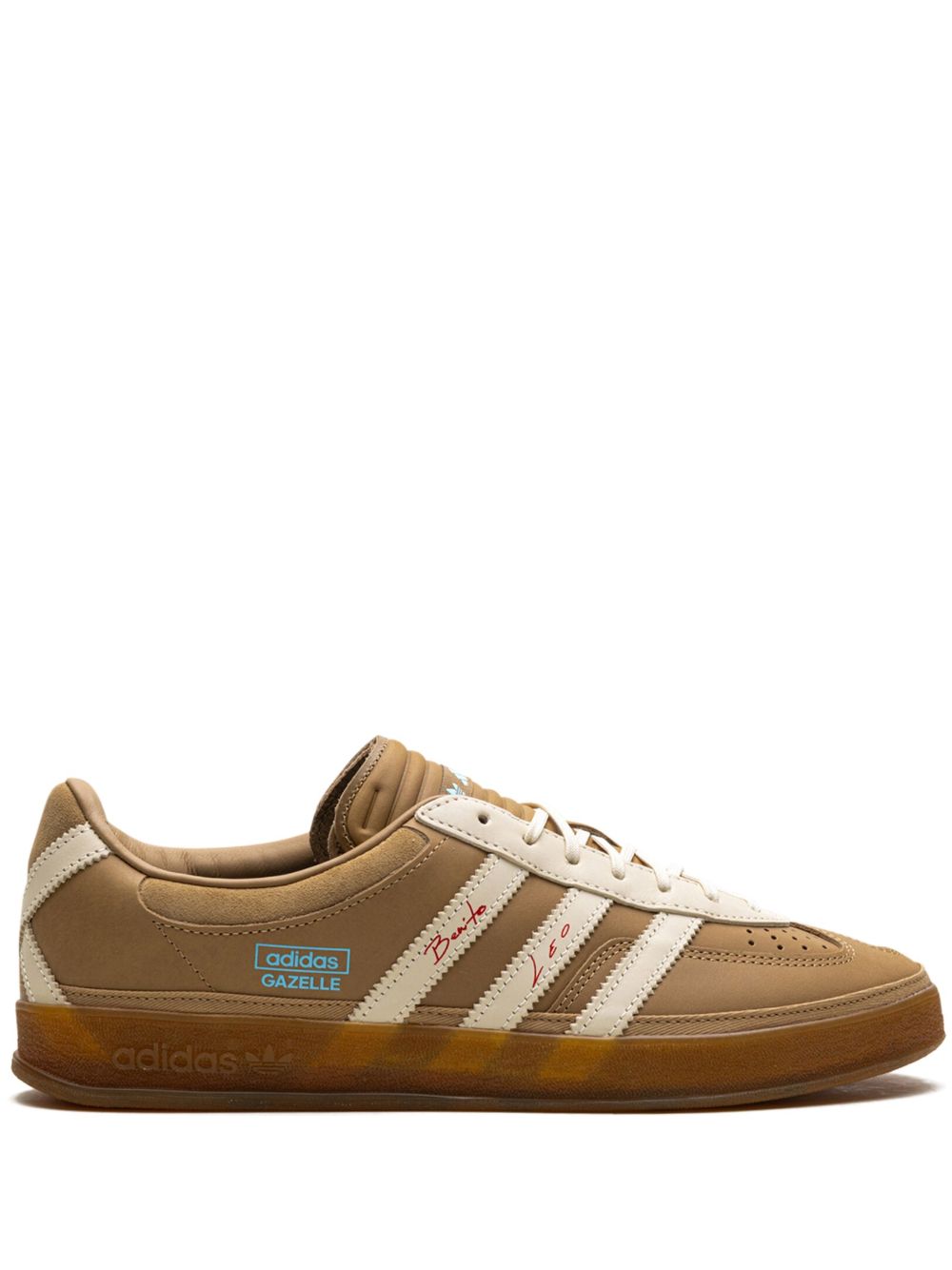 adidas x Bad Bunny x Lionel Messi Gazelle Indoor Cardboard 运动鞋 - 褐色