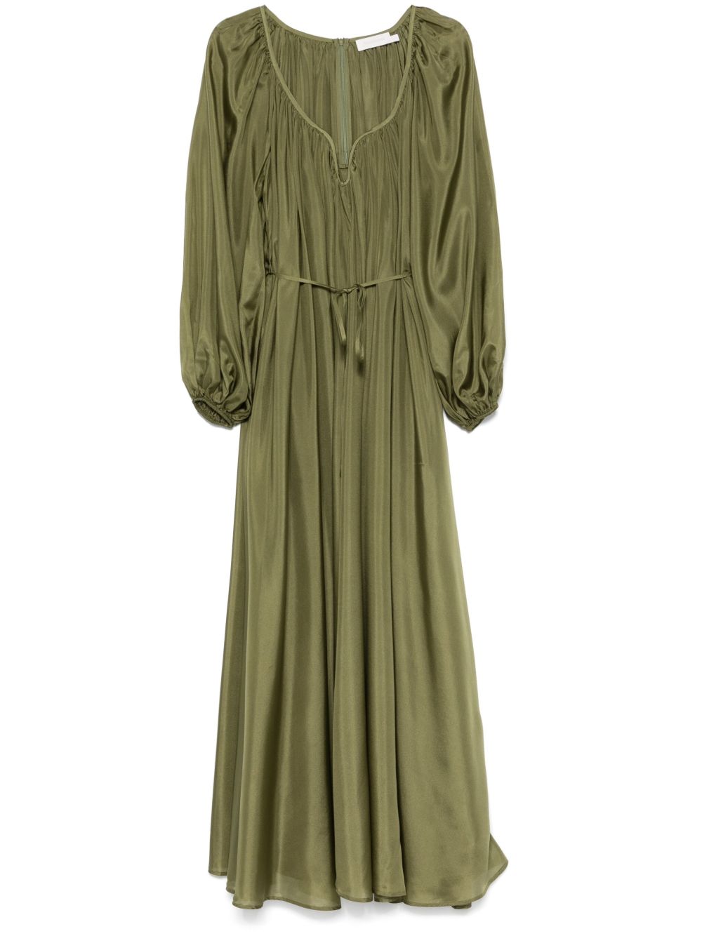 ZIMMERMANN Acacia 超长连衣裙 - 绿色