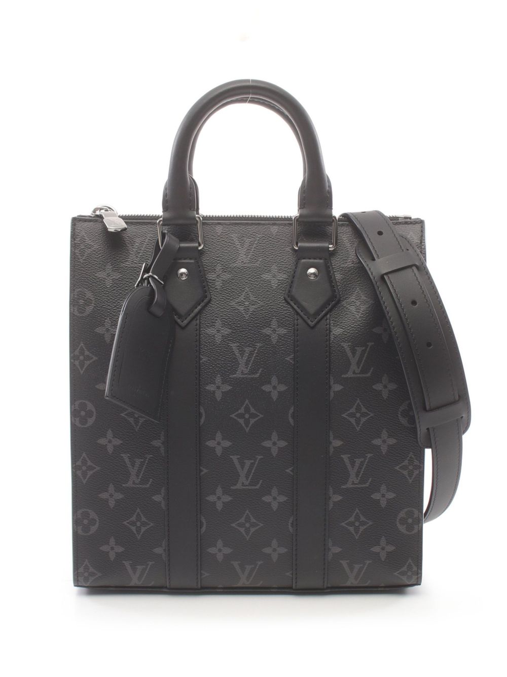 Louis Vuitton Pre-Owned Sac Plat 两用手提包（2021年典藏款） - 黑色