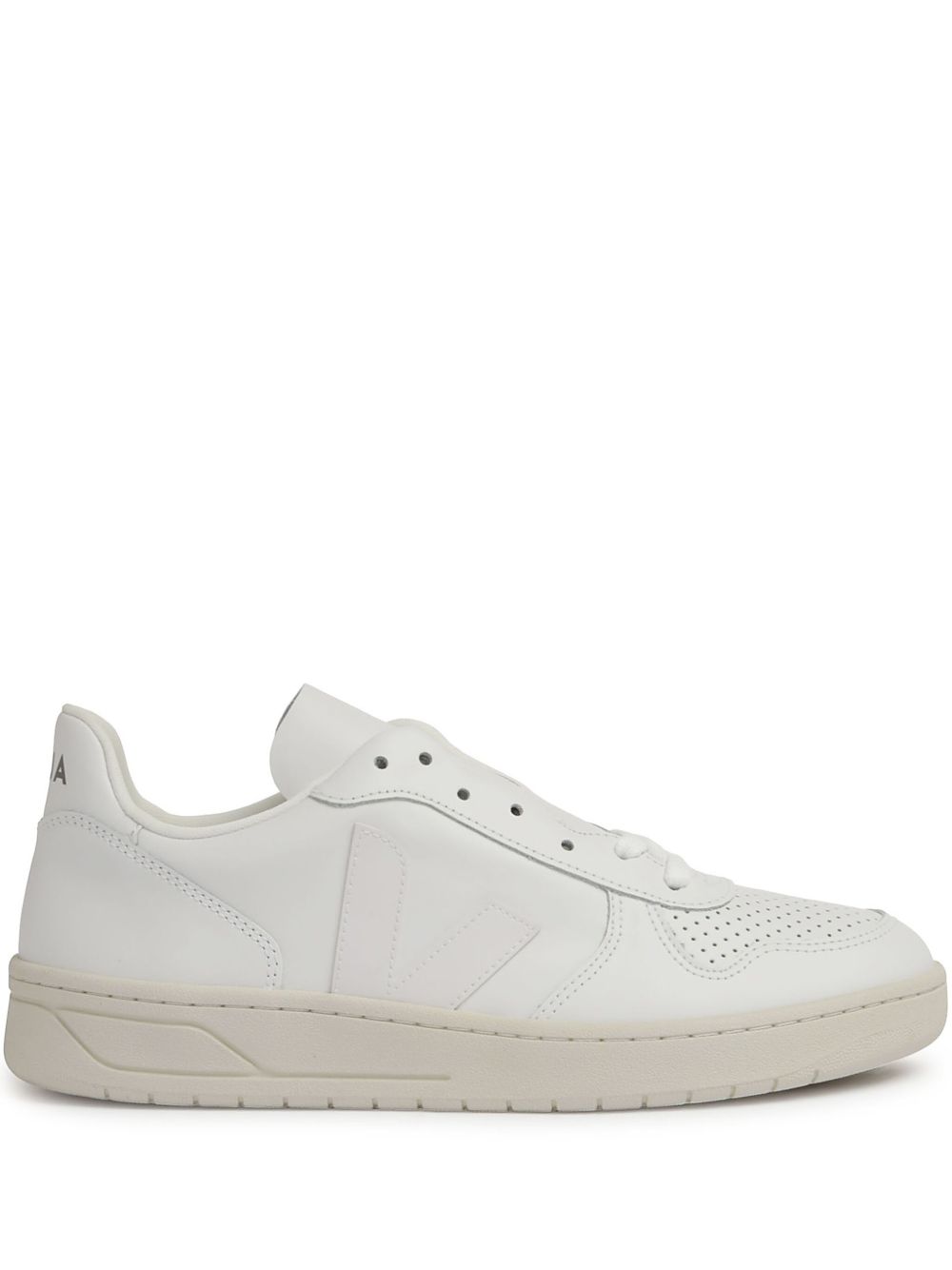 VEJA V-90 皮质运动鞋 - 白色