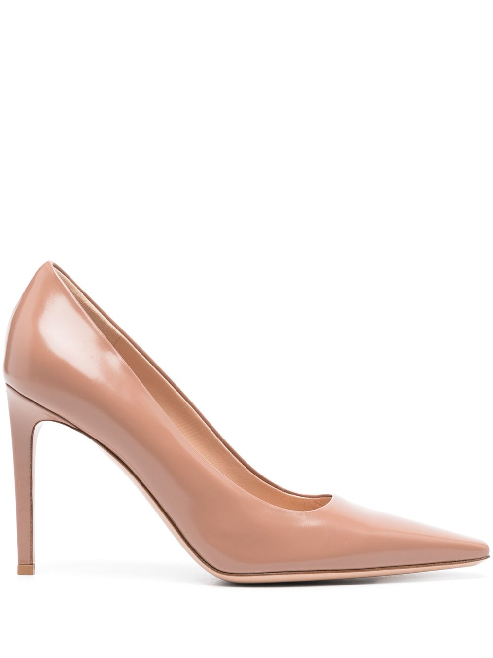 Gianvito Rossi Lindsay 高跟鞋（9.5厘米） - 褐色