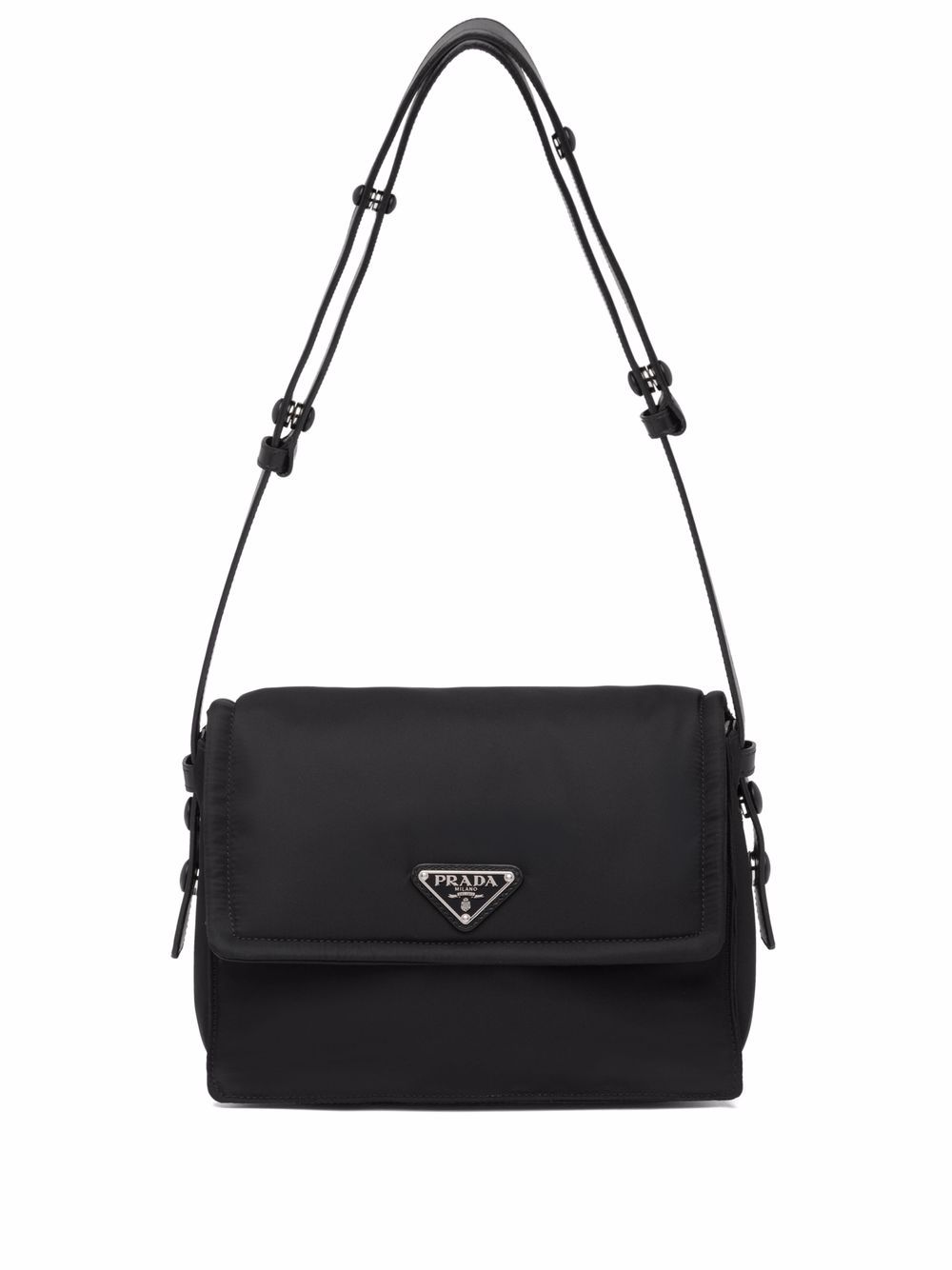 Prada Re-Nylon 小号填充单肩包 - 黑色
