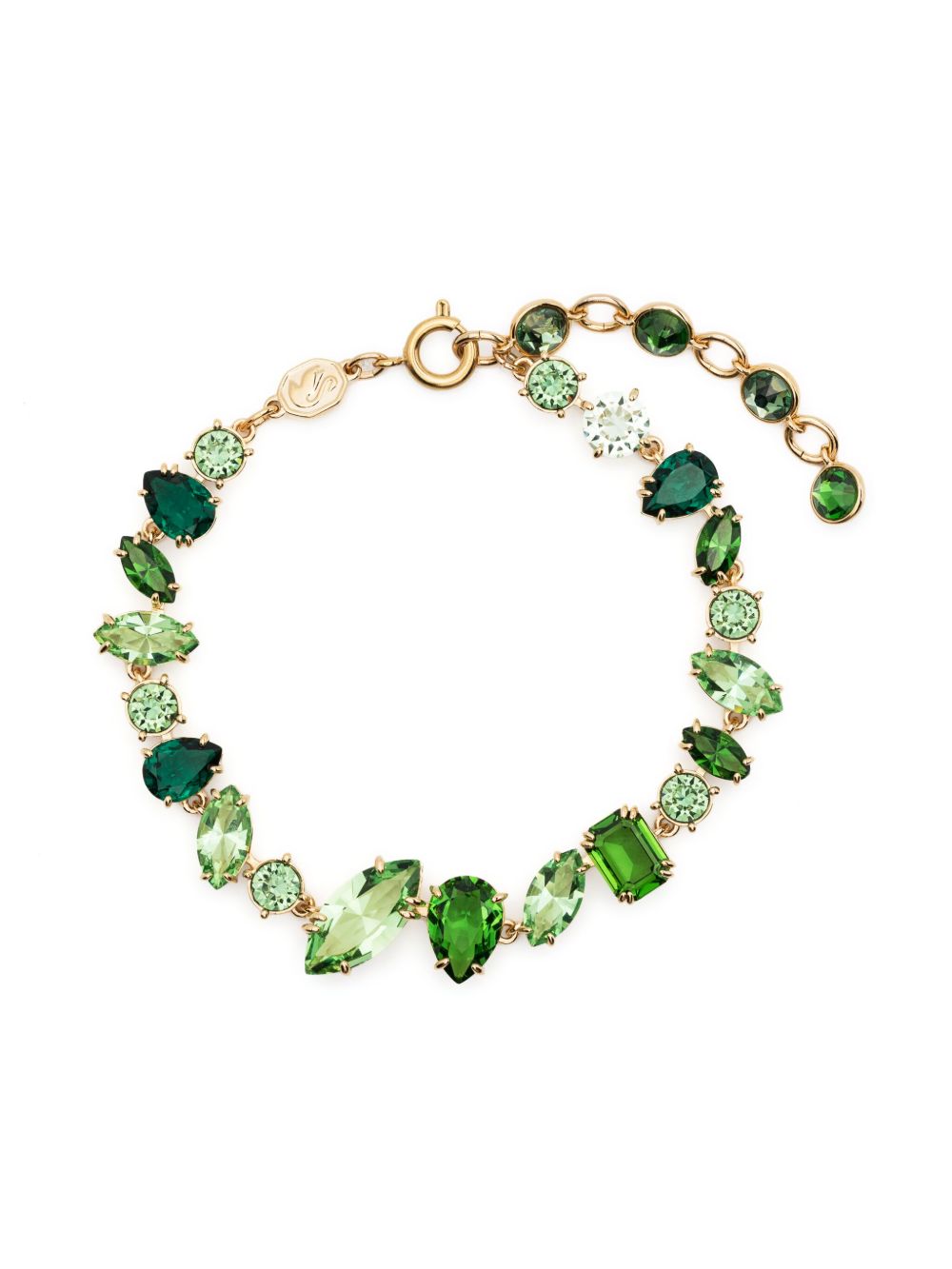 Swarovski Gema 晶饰手链 - 金色