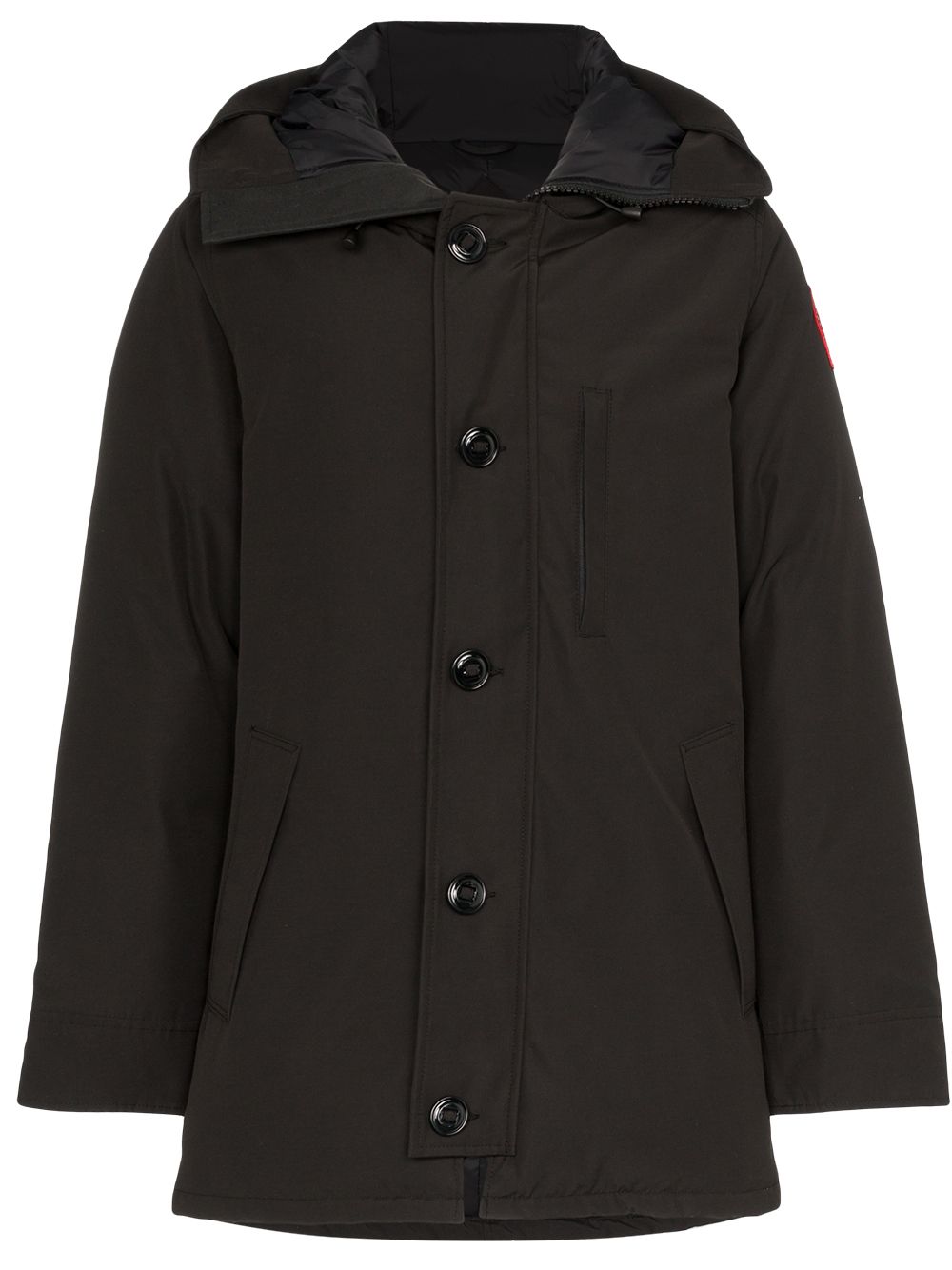 Canada Goose Chateau衬垫派克大衣 - 黑色