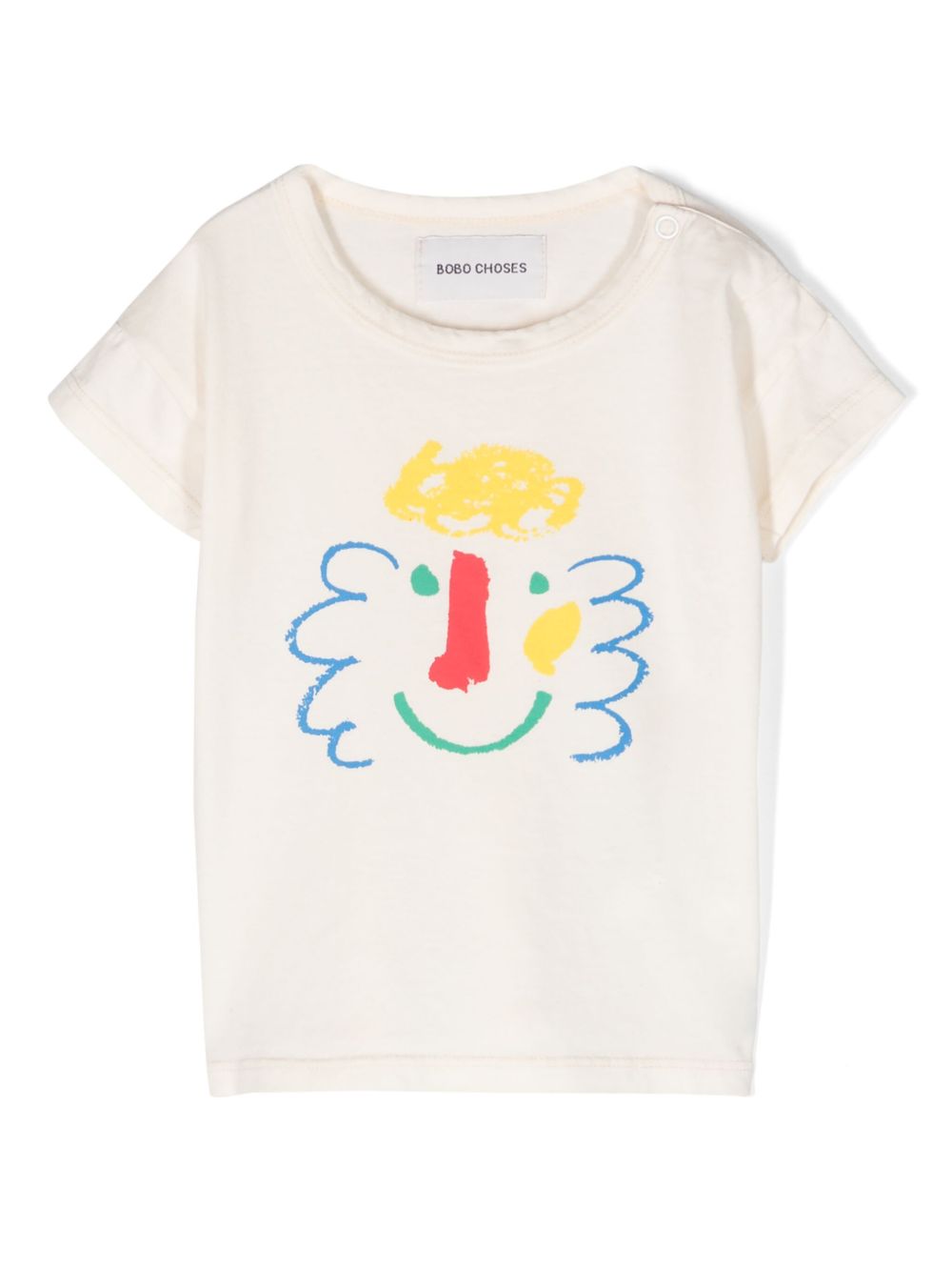 Bobo Choses Happy Mask 棉T恤 - 中性色