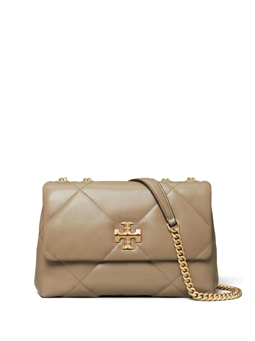 Tory Burch Kira 菱纹绗缝小号两用单肩包 - 中性色