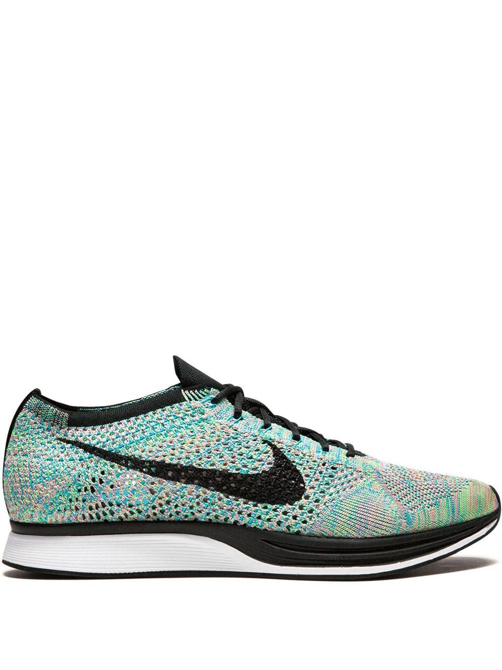 Nike Flyknit Racer运动鞋 - 绿色