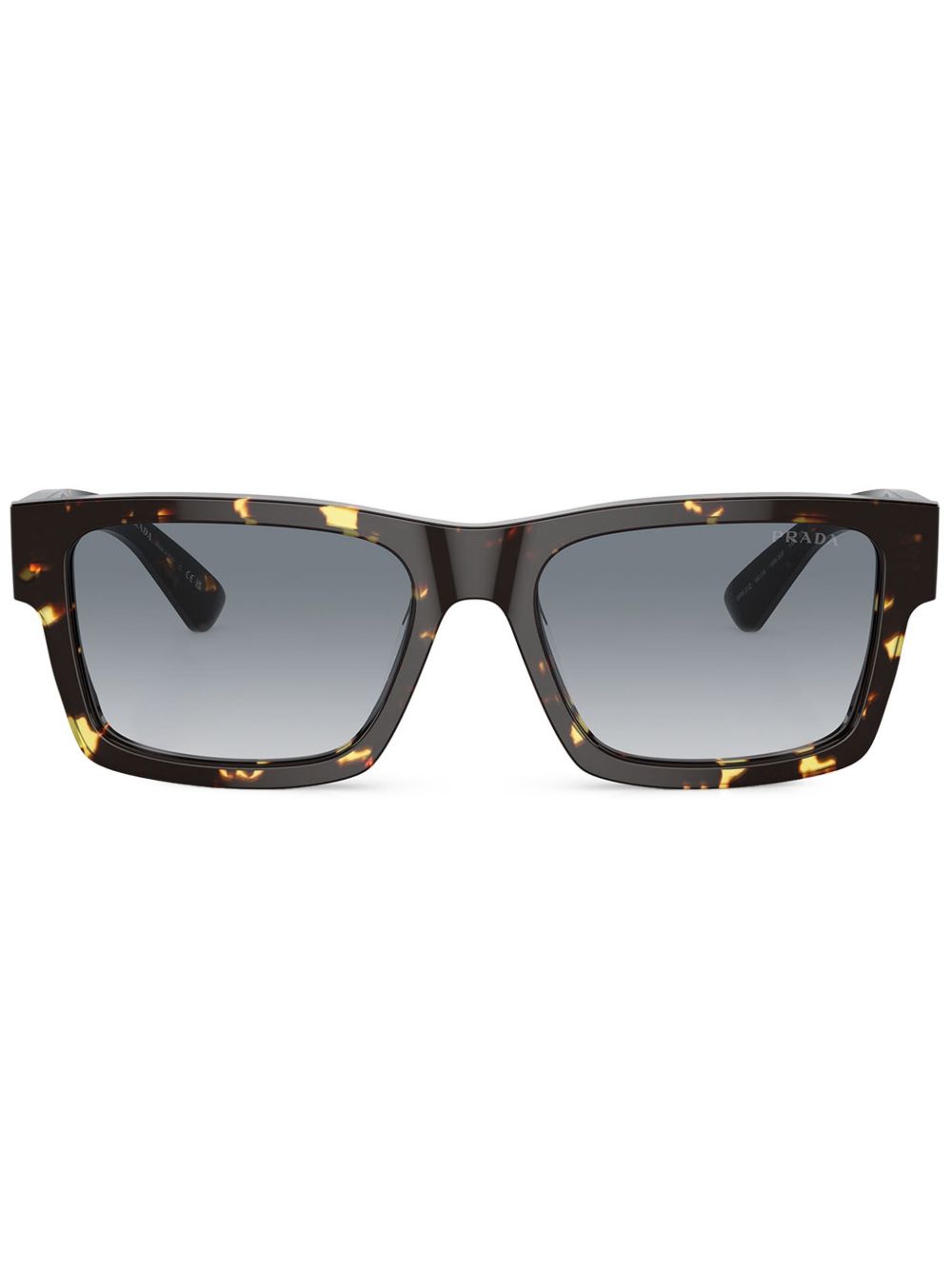 Prada Eyewear Malt Tortoise 太阳眼镜 - 黑色