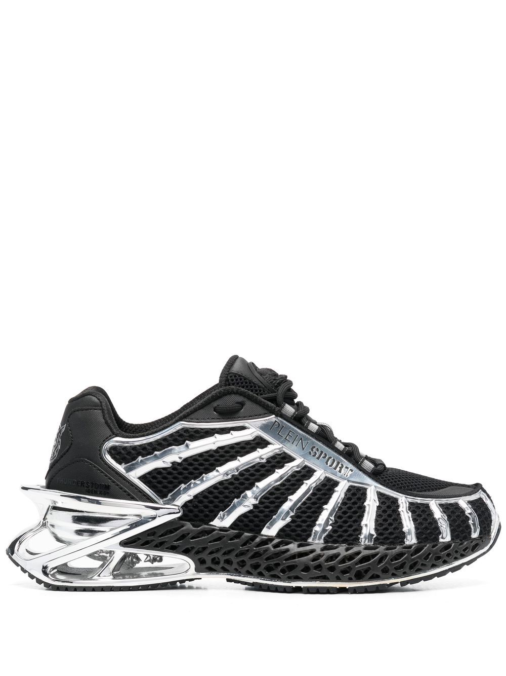 Plein Sport Thunderstorm 拼接运动鞋 - 黑色