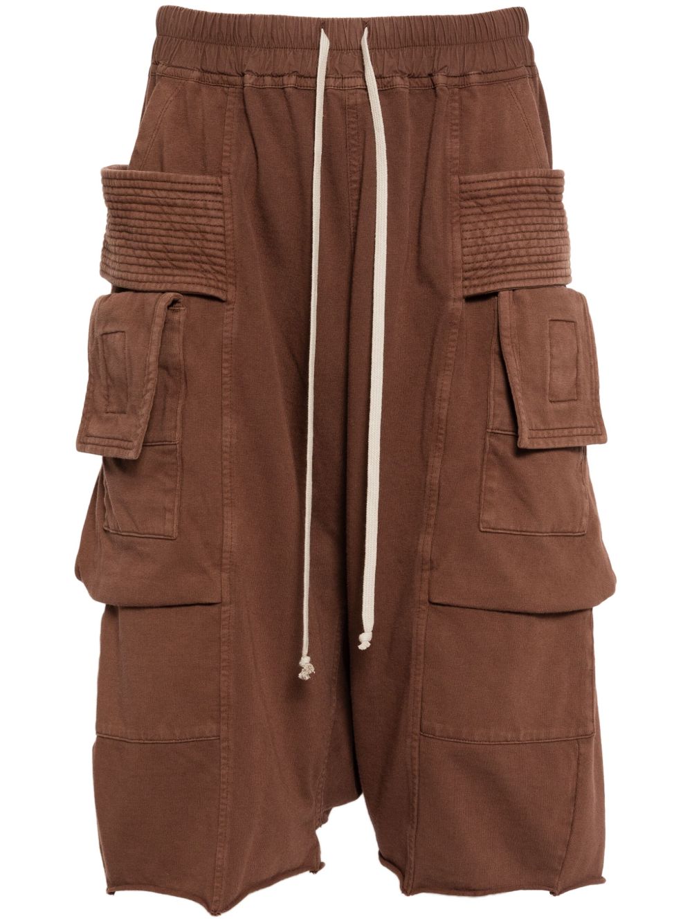 Rick Owens DRKSHDW Creatch 工装短裤 - 红色
