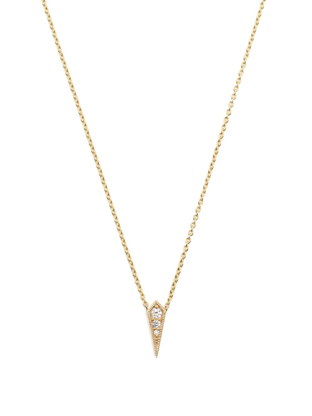 Lizzie Mandler Fine Jewelry Kite 14K黄金钻石项链 - 金色