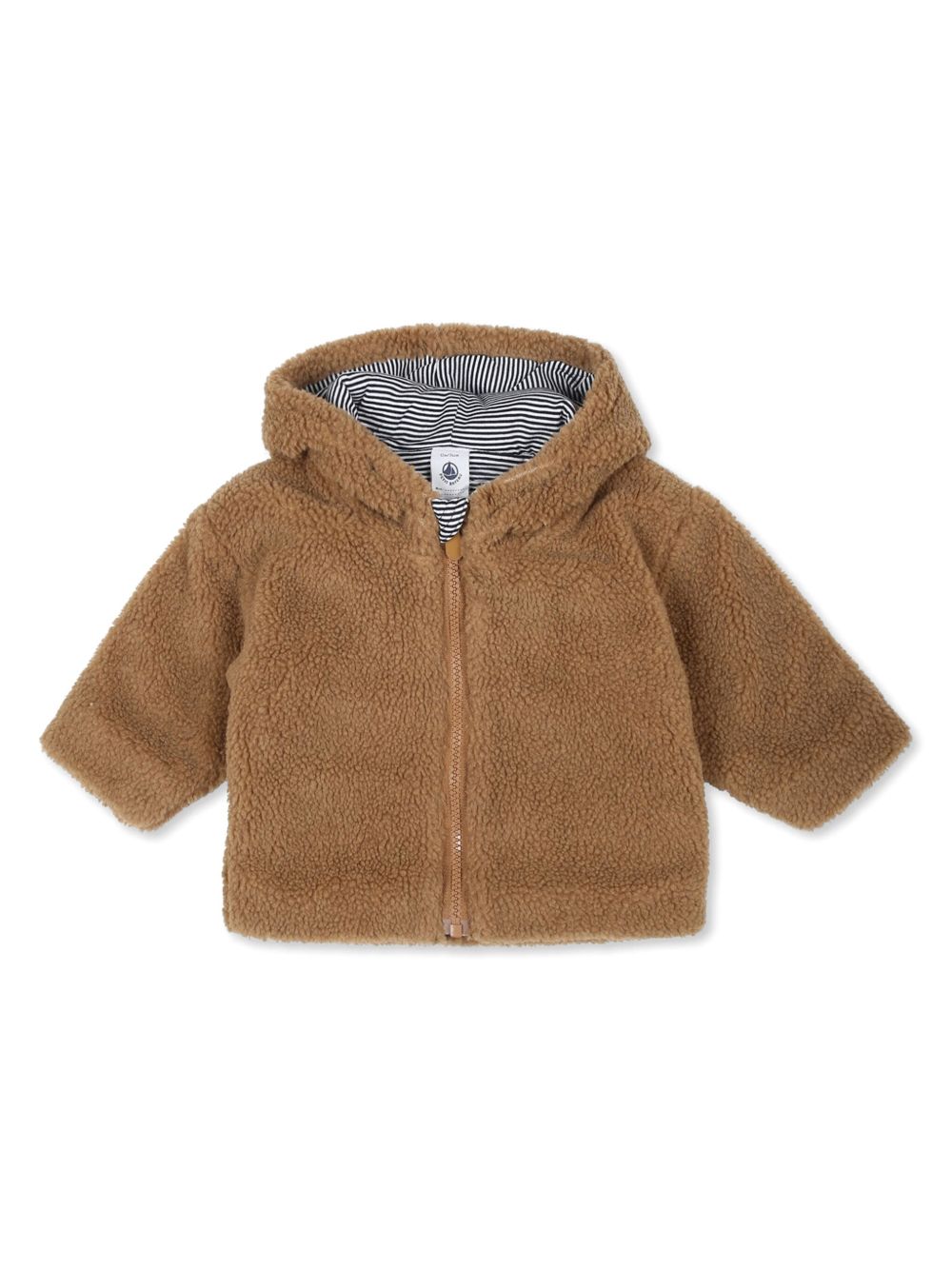 Petit Bateau 人造皮毛一体夹克 - 中性色
