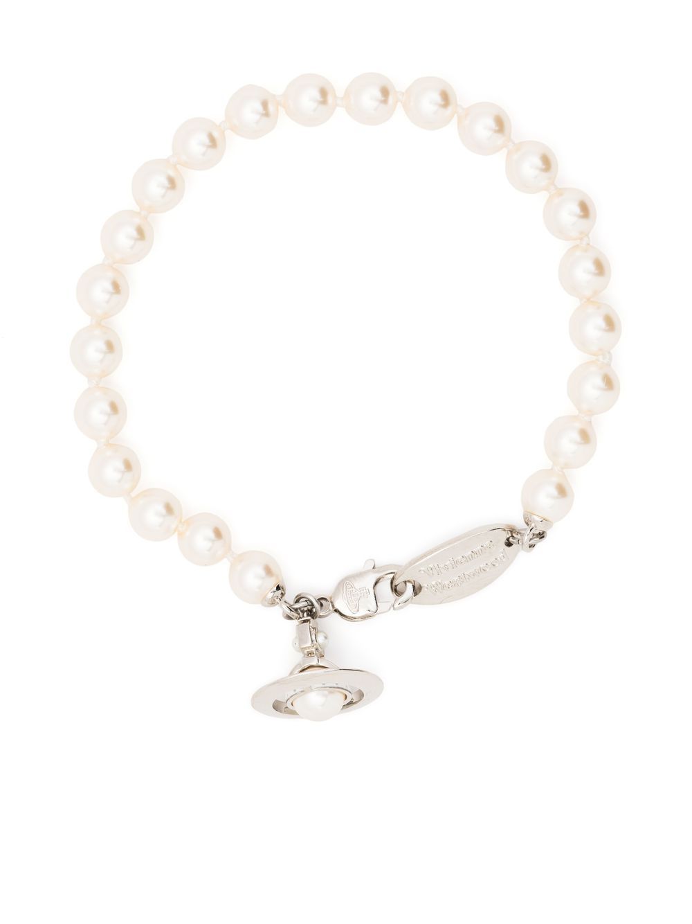 Vivienne Westwood Simonetta 珍珠手链 - 中性色