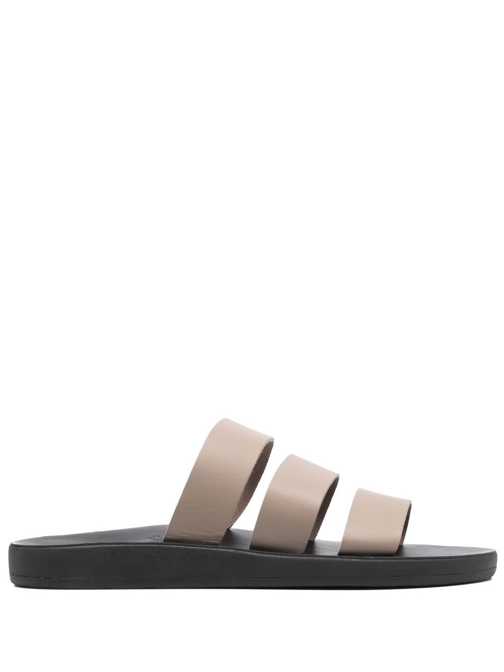 Ancient Greek Sandals Minas Comfort 皮质拖鞋 - 中性色
