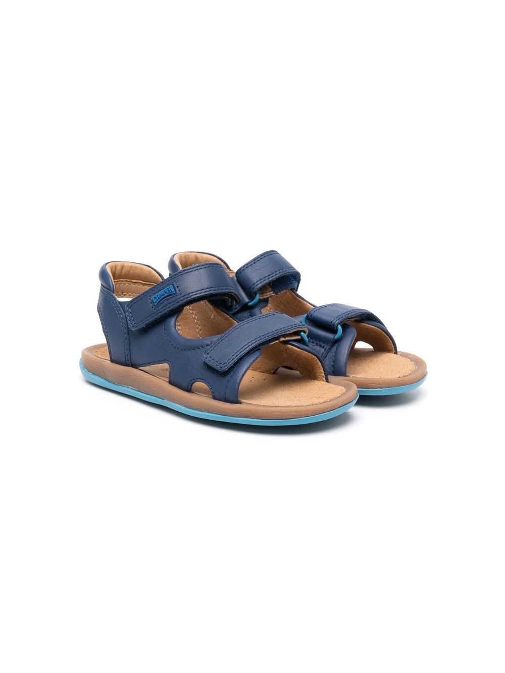Camper Kids Bicho 侧系带开合凉鞋 - 蓝色